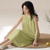 With Chest Pad, Vest, Suspender, Nightdress, Summer Women's New Dress, Long Dress, Simple Wind Can Be Worn Outside, Nightdress