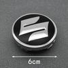 For Suzuki JIMNY Grand vitara Sx4 swift Alto 4Pc 56mm+60mm Car Wheel Center Hub Cap Badge Emblem Decal Sticker Accessories