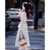 Elegant Jacquard Two-Piece Dress Set