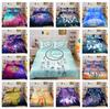 Microfiber Quilt Cover Set Star Sky Dream Catcher Bedding Queen Double Bed Full Size Dream Catcher Bedspread Set Zippered Home Decoration