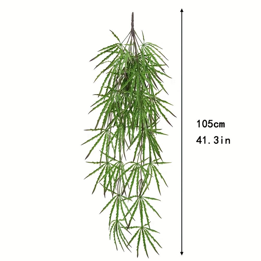 Artificial Hanging Plants 3.3ft Fake Hanging Fern Vines with 30 Leaves Wall Decor Greenery for Home Wall Outdoor Indoor Decor