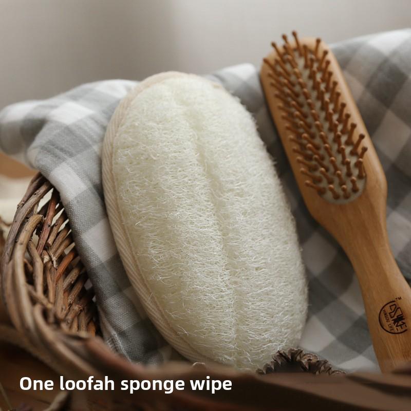 

Spider Vine Scrubbing Towel - Exfoliating and Thickening Bath Accessory - Bath Room Back Scrubbing Towel with Handle - Scrubbing Mud Bath Ball Rubber gasket
