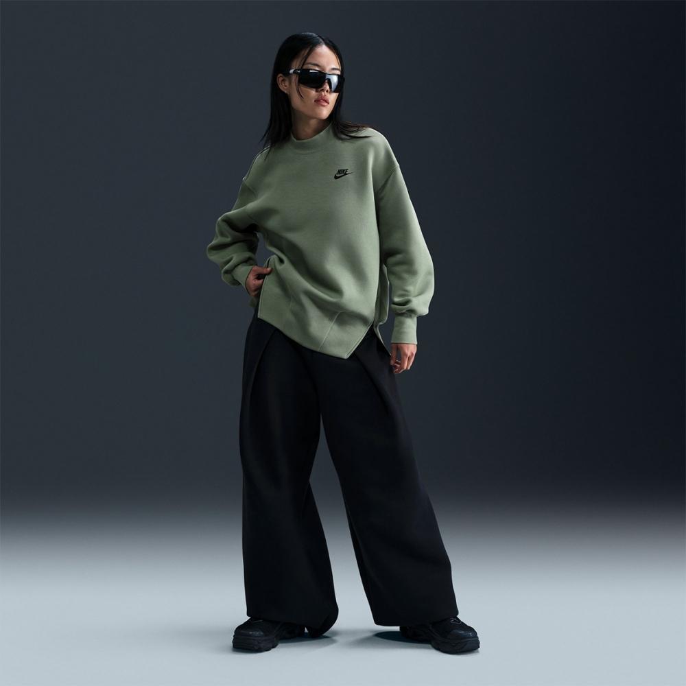Nike Women S Nike SportSwear Tech Fleece overSized Crewneck SweatShirt Fv8042 370