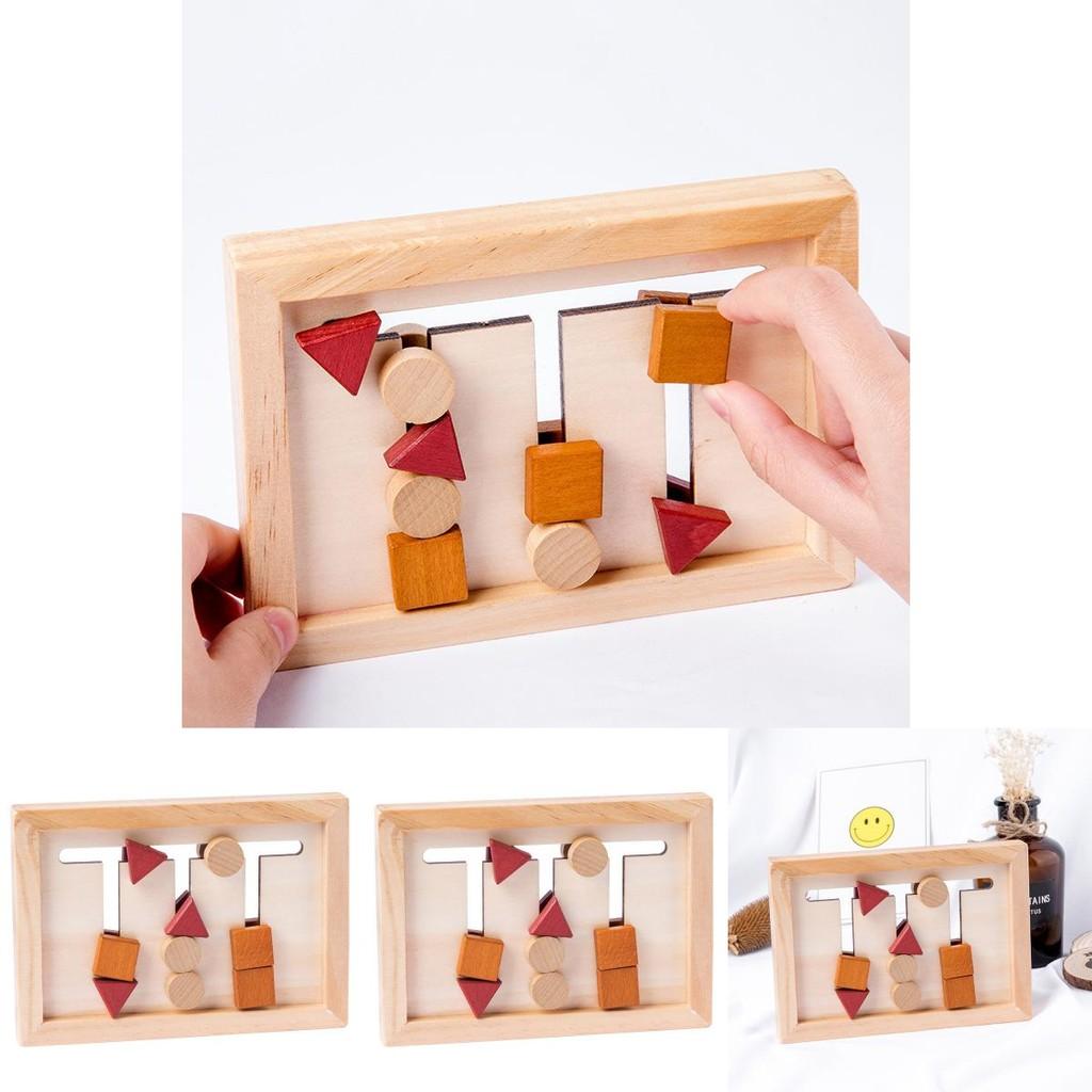 Holz-Formen-Zuordnungsspielbrett Kinder Puzzle Spielzeug Für Frühes Lernen