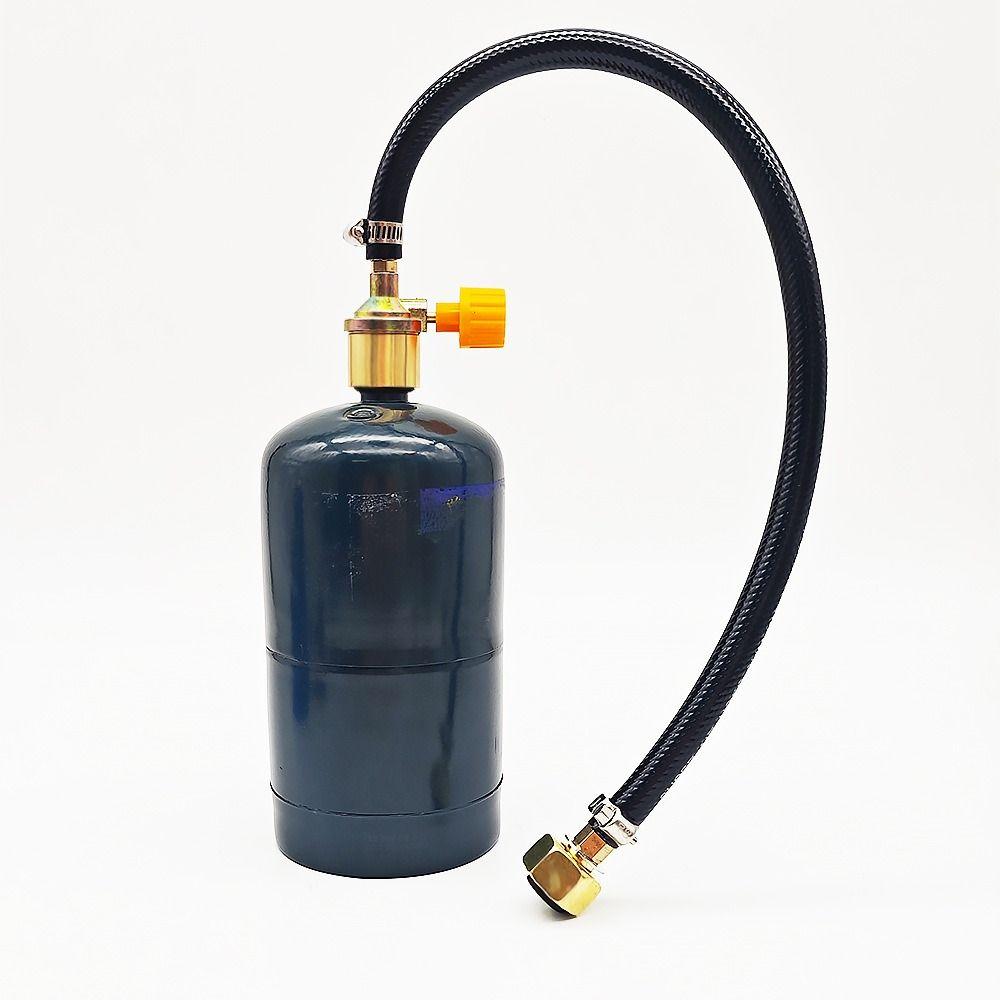 Portable Gas Refill Adapter Multifunctional Valve Braided Hose Connection Hose  Stove Head