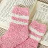 Monfoot Women S Striped Sleep SockS Pink