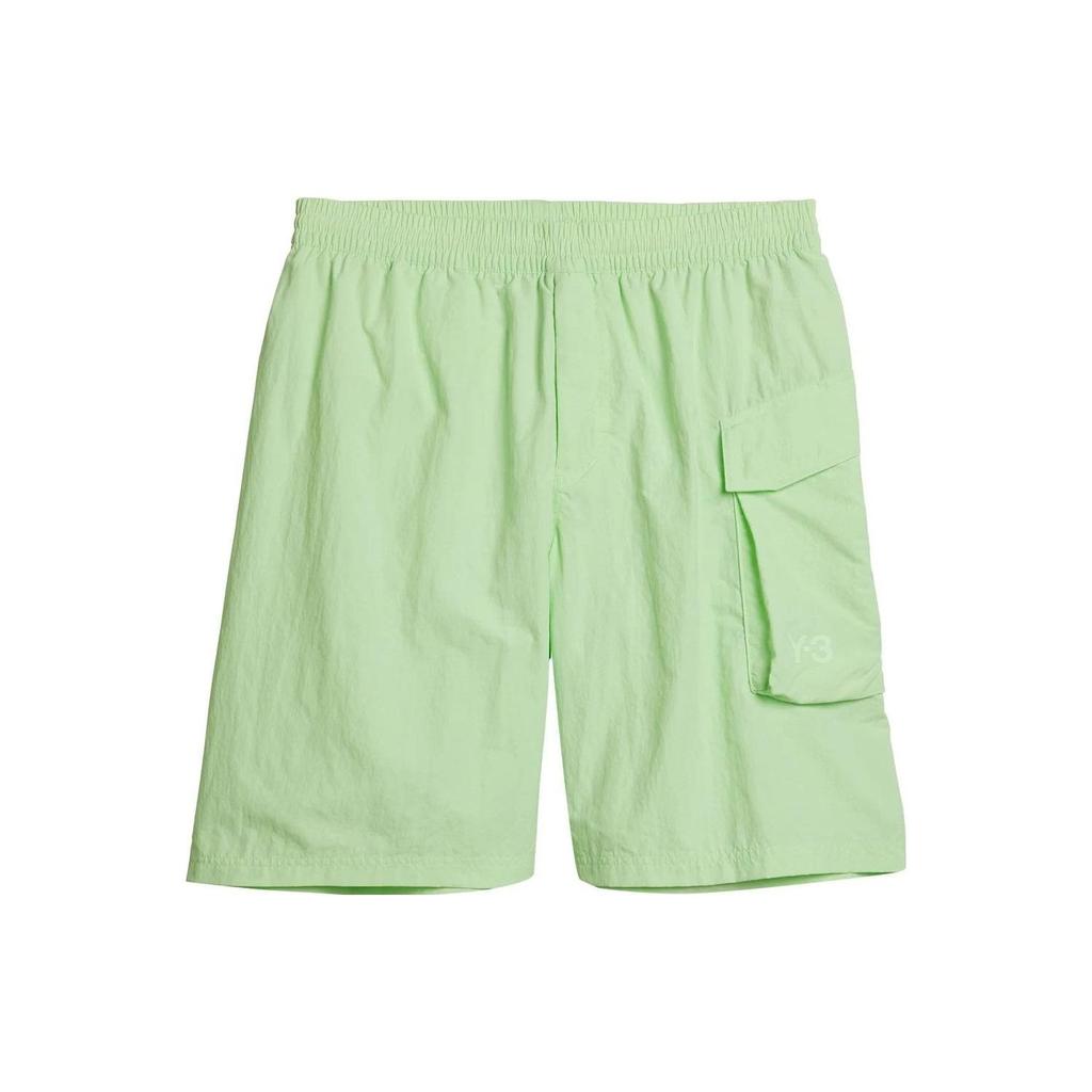 Y-3 Utility Pocket Solid Color Sports Shorts Men Shorts Green HG6180