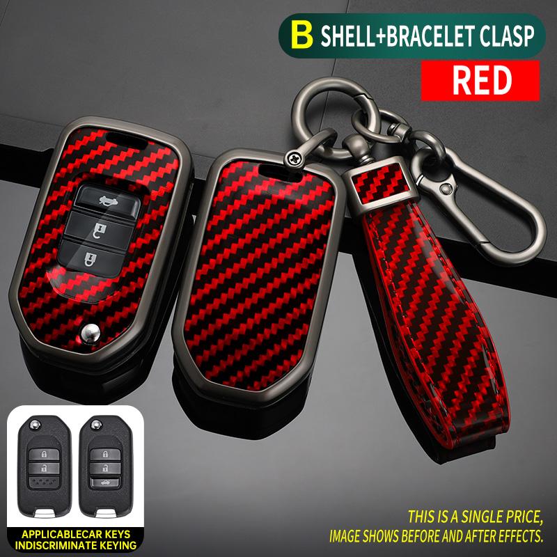 Custodia protettiva in lega per chiave telecomando auto per Honda Civic HRV CRV XRV CR-V Crider Odyssey Pilot Fit Accord 2 3 pulsanti