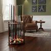 Floor-standing Cue Rack Solid Wood Structure Billiard Stick Holder Storage