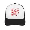 Valentine Gnome Love Trio Illustrati Mesh Baseball Cap Casual Hat Outdoor  For Womens Unisex FeUnisex