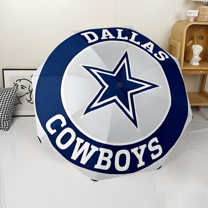 Dallas Kovboyları (14) Dış mekan aktiviteleri plaj seyahatleri için uygun sağlam çerçeveli şemsiye her mevsim için ideal hediye