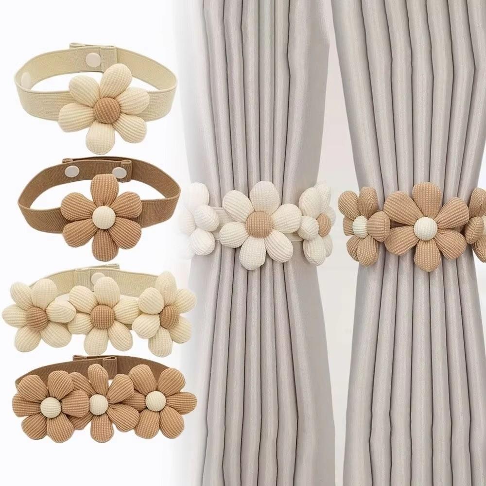 1 PCS Cartoon Window Curtain Buckles Elastic Band Curtain Rope Holders Curtain Tieback  Home Decor