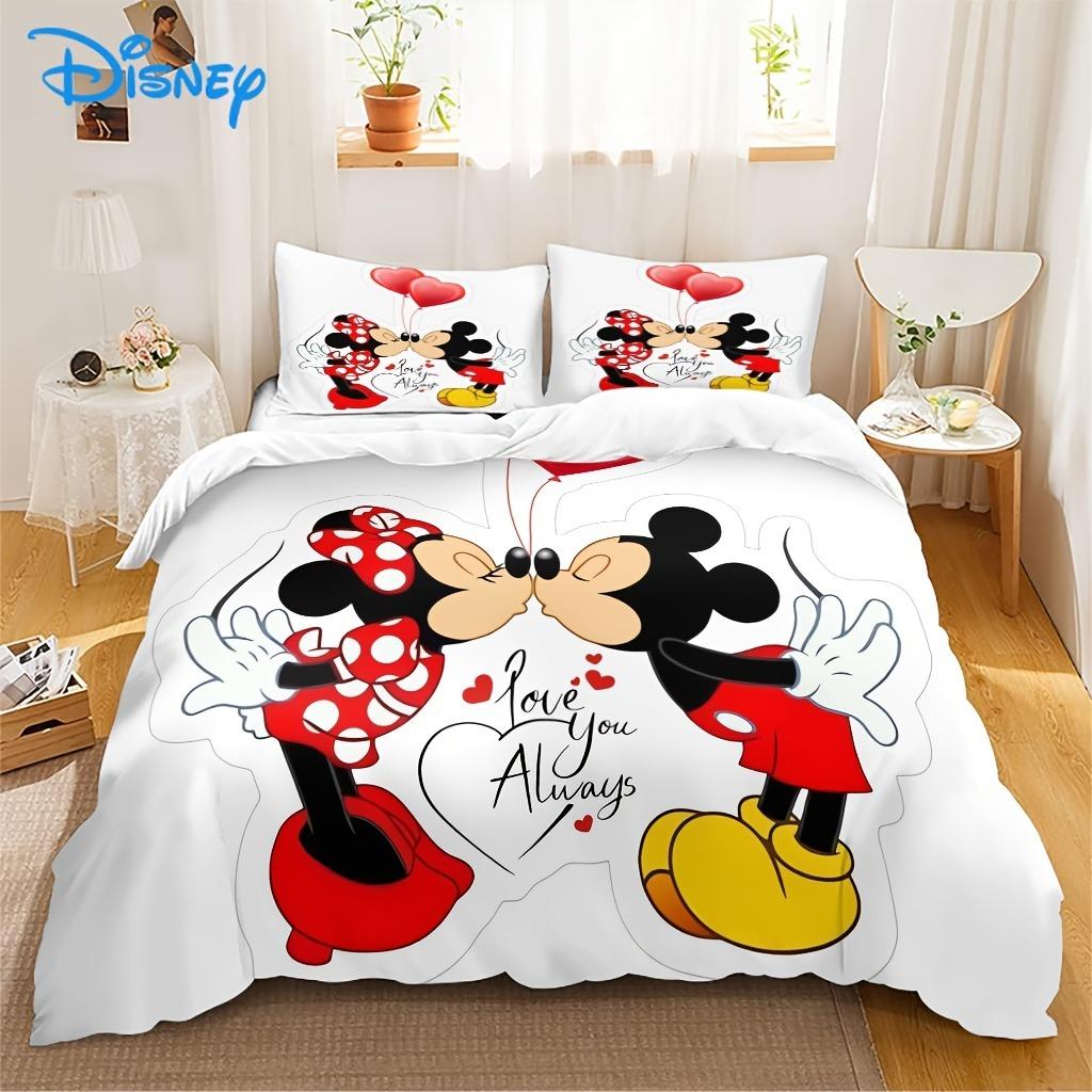 

Mickey Anya Forger Duvet Cover Set Comforter Bedding 3D Children S Bedding Set 3-Piece 1 Quilt Cover King Size 90X200CM