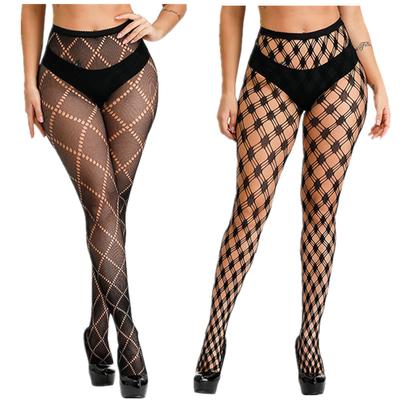 2 Çift Büyük Beden Seksi Fileli Jartiyerler Kadın Vücut Çorabı Büyük Beden Erotik İç Giyim Vücut Çorapları Kadın Jartiyer