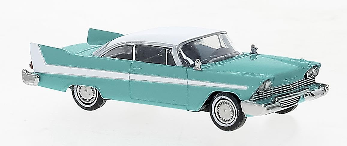 

BREKINA Plymouth Fury Синий BREKINA Plymouth Миниатюрный автомобиль Масштаб HO 1/87 синий