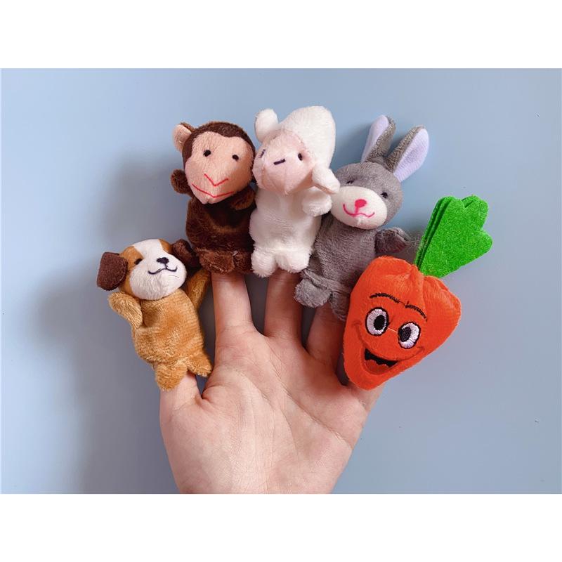 Animal Finger Puppet Display Rack for Kindergarten and Dollhouse Language Areas