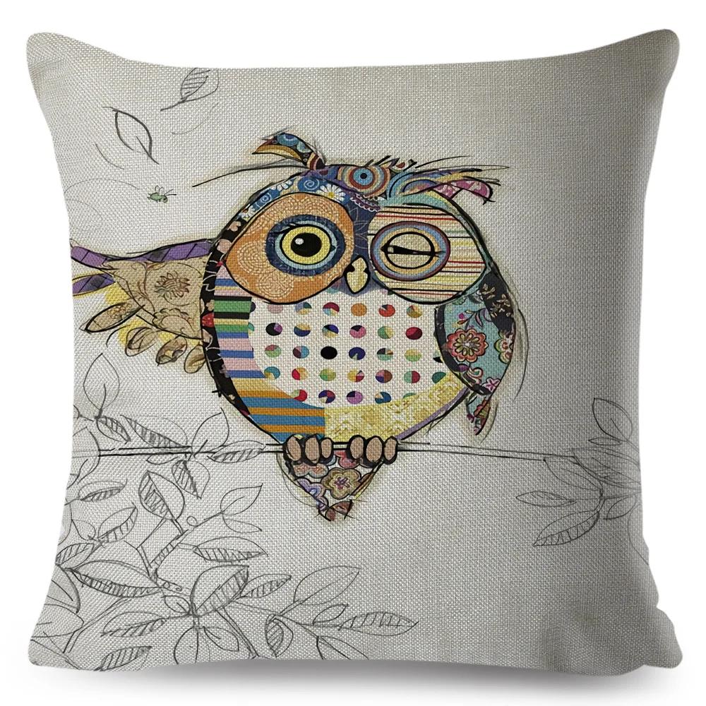 

Nordic Style Cartoon Monkey Dog Cat Rabbit Cushion Cover Decor Children Drawing Animal Pillow Case for Sofa Home Car Pillowcase 12x12Inch