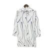 For lapel mid-length fashion long-sleeved shirts, loose casual commuting temperament versatile tops