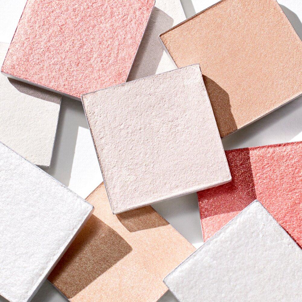 Glint by VDIVOV Highlighter (Fan Brush Set) #04 Milky Moon (Fan Brush Set)