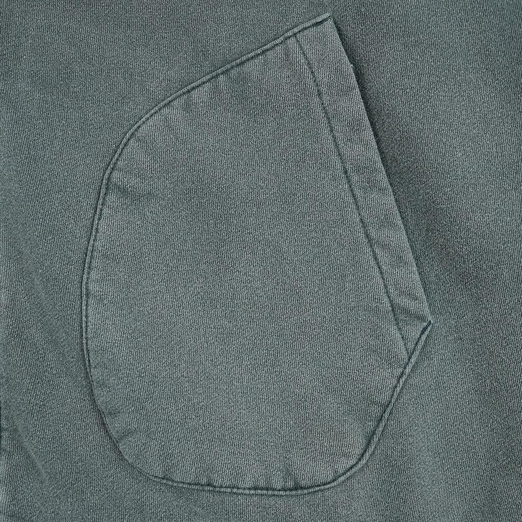 Posr Ovd Thermal Zip Hoodie / Faded Green