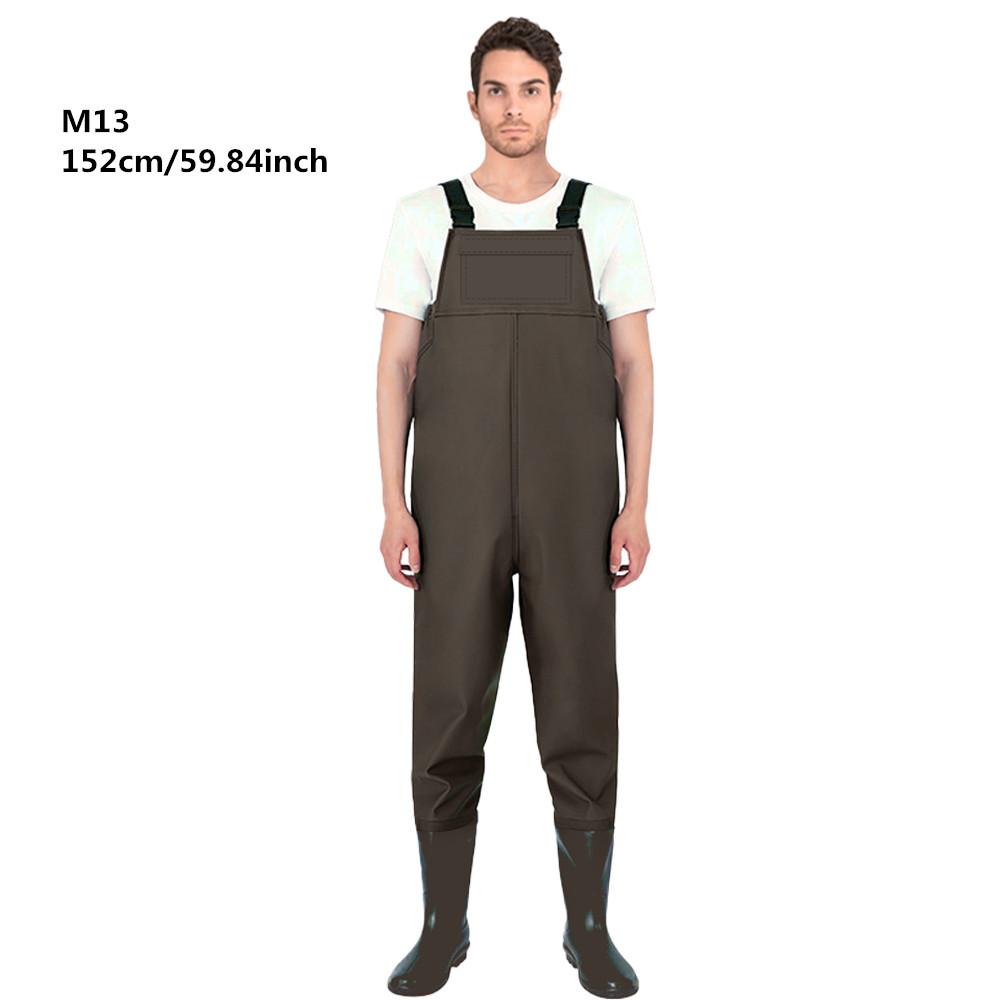 

Водонепроникний рибальський комод Wader для чоловіків і жінок, наддихаючий, легкий і зручний - ідеально підходить для риболовлі та каякінгу M13-46 коричневий