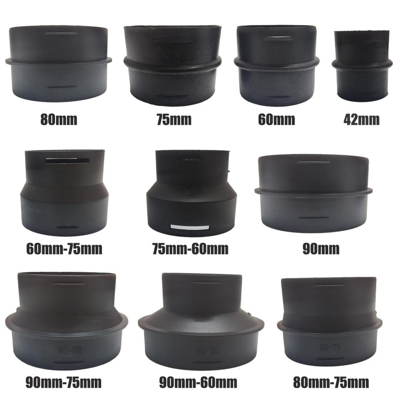 42/60/75/80/90mm Car Heater Ducting Reducer Hose Tube Connector Pipe Joiner Connector For Webasto For Diesel Parking Heater