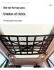 Car Roof Storage Mesh Pocket with Cross Direct Buckle - Dual Use Net for Car Roof Storage