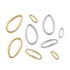 5Pcs Stainless Steel Connectors for Jewelry Making Irregular Bezel Earrings Charms Jewelry Making Supplies Parts Diy Findings