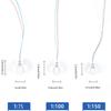 10 Stück LED Deckenleuchte Lampe Spur HO für Sandtisch Übung Deckenlampe für Puppenhaus Schlafzimmer, Küche und Badezimmer