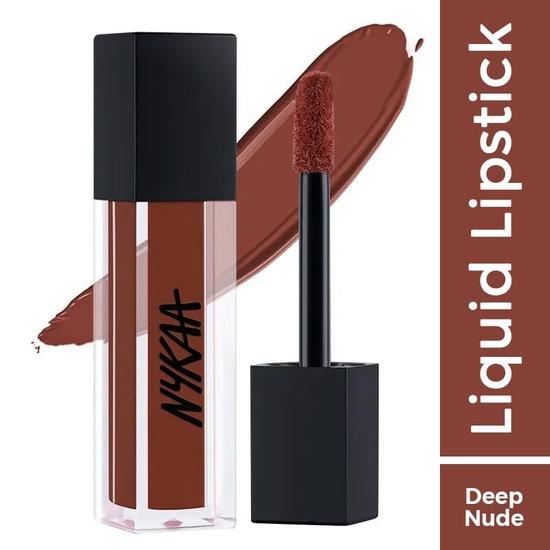 Nykaa Matt til siste! Mini flytende leppestift - Chai 18