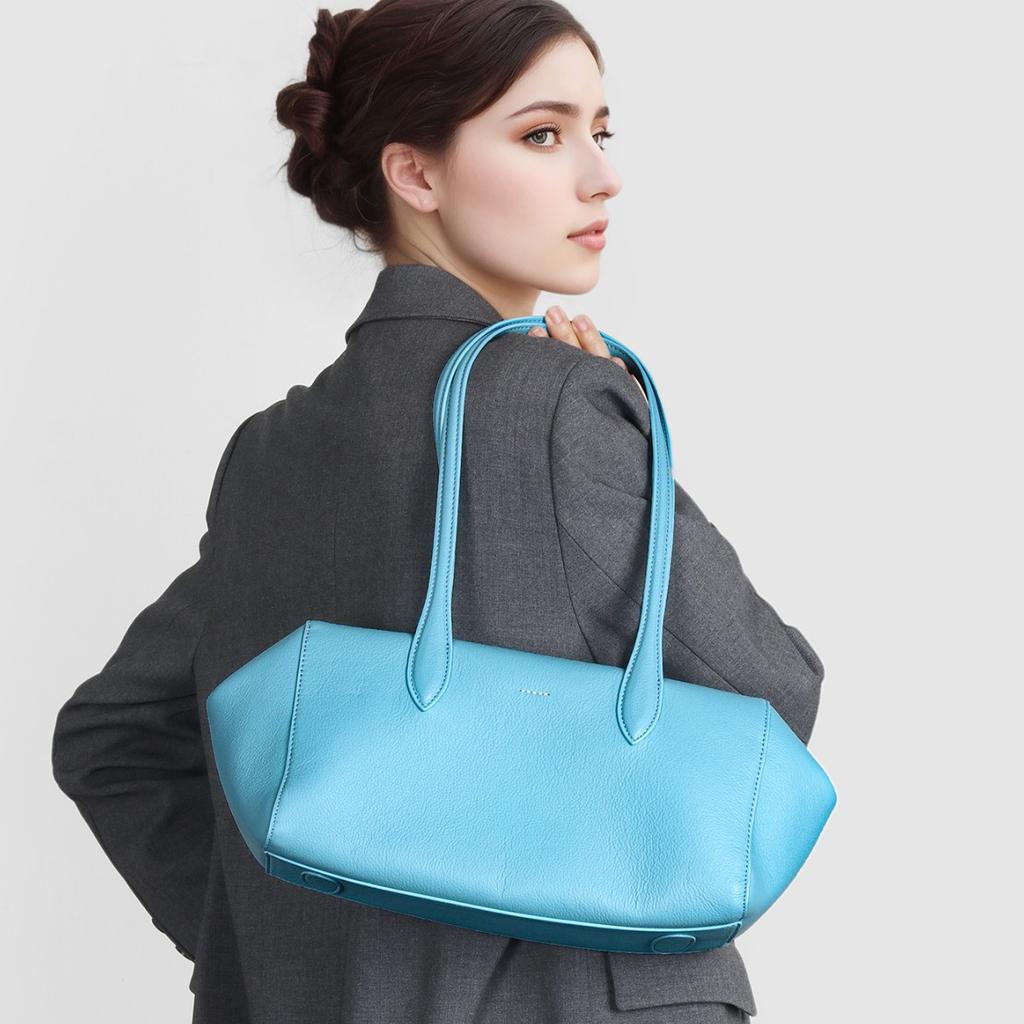 Koreanische Nische Boston Bowling Heiß verkaufte Kissen Tasche, Neue Pendler Handtasche, Damen Leder Schultertasche