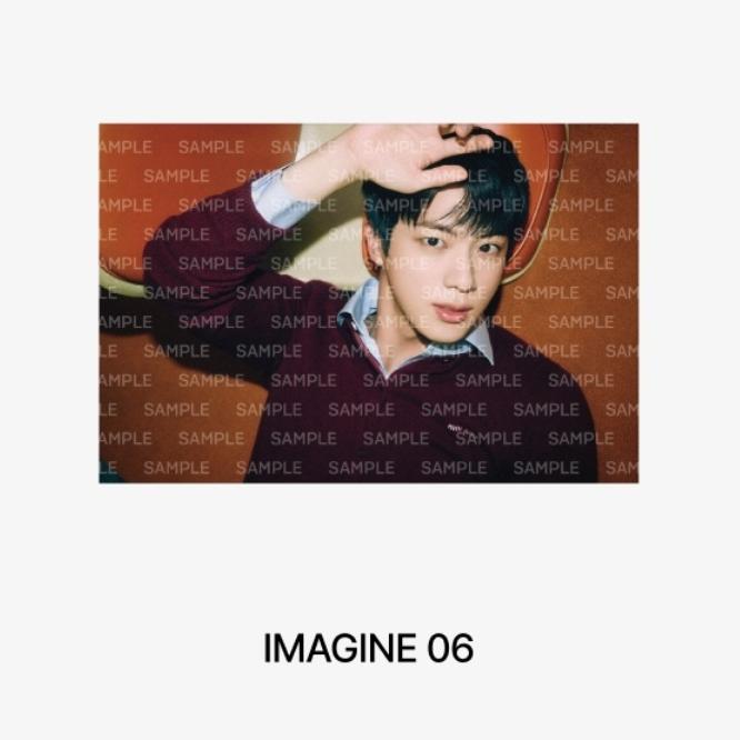 

Предварительный заказ напечатанной фотографии BTS Jin HAPPY Imagine 06