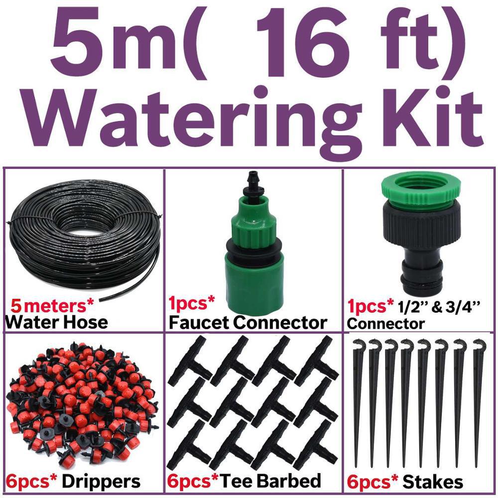 Automatic DIY Garden Irrigation & Cooling Kit - Flower Watering & Dust Removal System