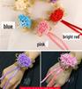Korean Style Bridesmaid Wrist Corsage & Boutonniere, Simple Sisterhood Flower Ring for Weddings