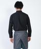 Seven Uniform GH7021-9 Black, Size Small, Long Sleeve Stand Collar Shirt, Oxford Cloth, Restaurant Uniform