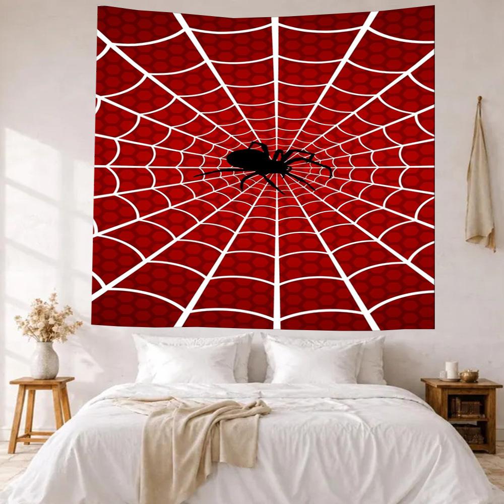 Spider Web Wall Decor Tapestry Art For Pet Memorial Birthdaywedding Party Backdrop Family Gift