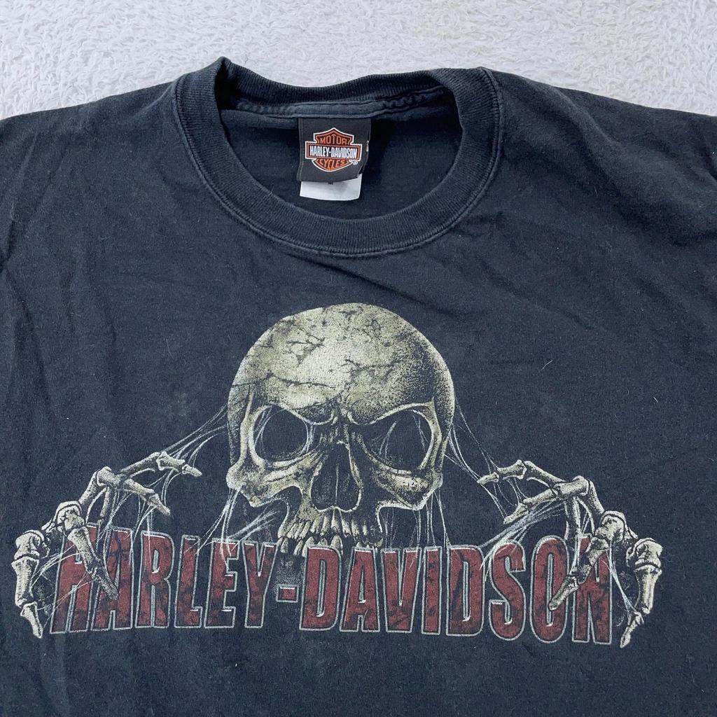Harley-Davidson Escape from Alcatraz Skeleton T-Shirt Medium Prison Motorcycle