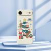 For iPhone 17 Air Case Christmas Tree Gifts Pattern Printing Straight Edge TPU Phone Back Cover