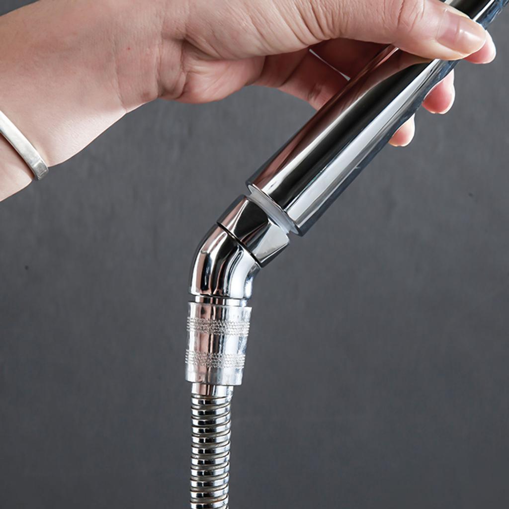 2Pcs Shower Elbow Adapter Shower Head Elbow Adapter 135 Degree Shower Head Extension Arm Connector for Hand Shower