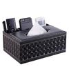 Multipurpose Tissue Box with Cover Remote Control Storage Holder  Living Room Organizer