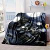 Galactic Raccoon Hero Blanket Flannel Blanket for Bed, Sofa, Camping, Hiking, Picnic Essentials, Gift for Family Fan Gifts