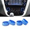 Car Air Conditioner Knob Cover for  15-21 Knob Cover Control Knob Knob Trim Auto Interior Accessory