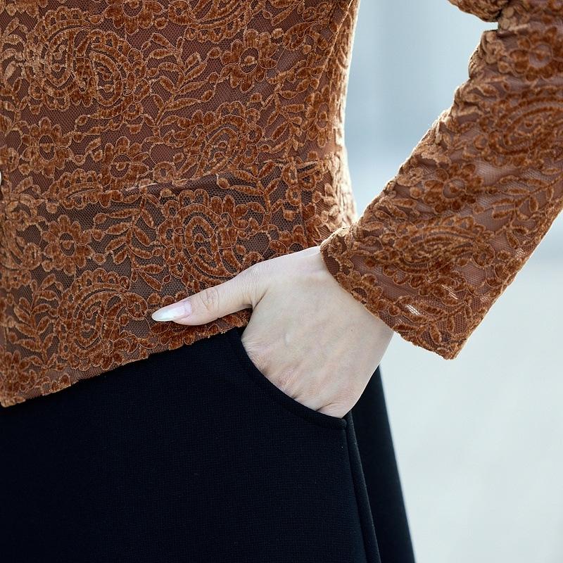 Rochie la modă de primăvară 2025 din două piese cu mâneci lungi pentru femei elegante de vârstă mijlocie