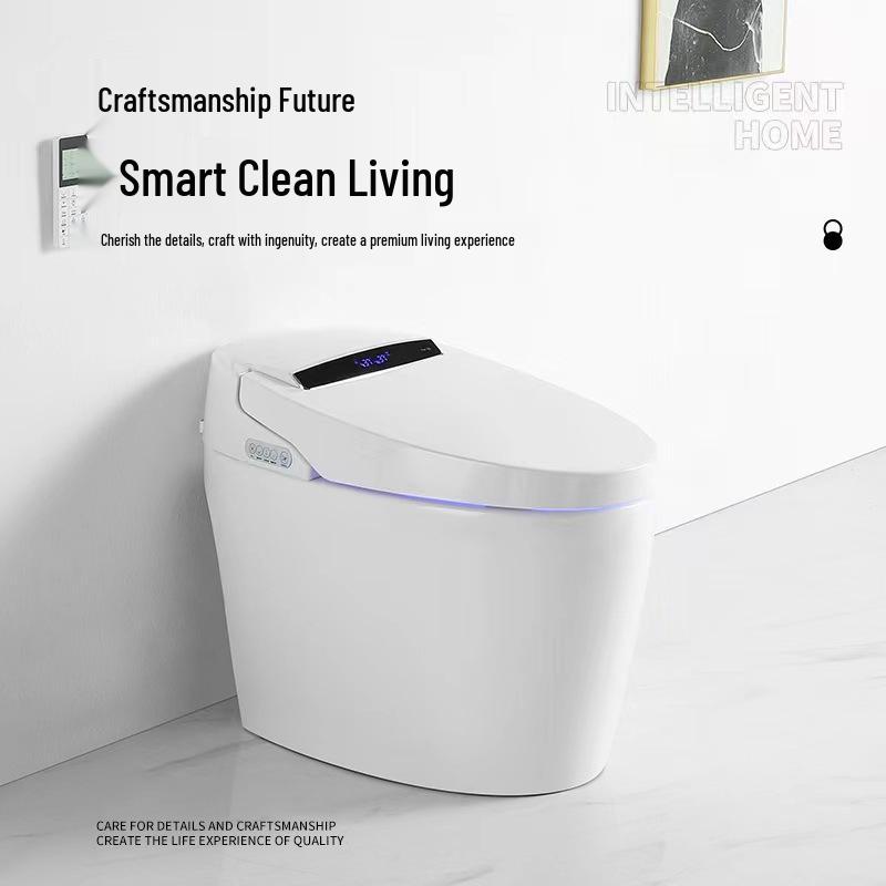 AI Dual Waterway Instant-Heat Smart Bidet Toilet with One-Button Drying & Siphon Flush System