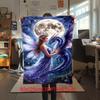 Fairy Dragon Moonlit Night Throw Soft Comfortable All Seasons Blanket Perfect Gift Couch Office Nap Outdoor Travel Blanket