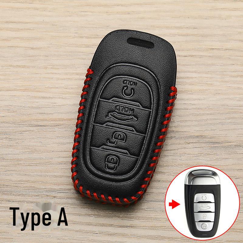 Hongqi HS5 Key Cover for E-QM5, H6, H5, H7, HS3 - Car Protection Bag