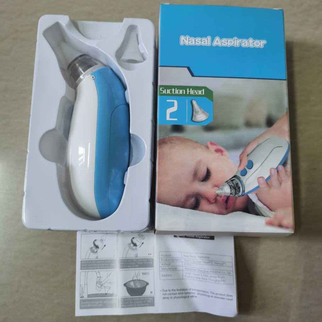 Product Electric Nasal Suction Device for Infants, Infants and Toddlers To Suck Snot, and Babies To Clean Their Nose and Feces Through Their Noses.
