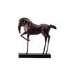 Horse Miniatures Geometric Aesthetic Sculpture Office Desktop Art Creative Figurines Bedroom Resin Animal Luxury Accessories