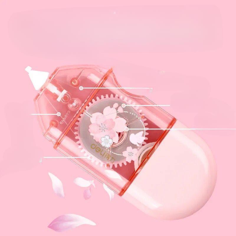 School Supplies Sakura Correction Tape Cute Small Portable Small Fresh Students with Large Capacity Correction Tape
