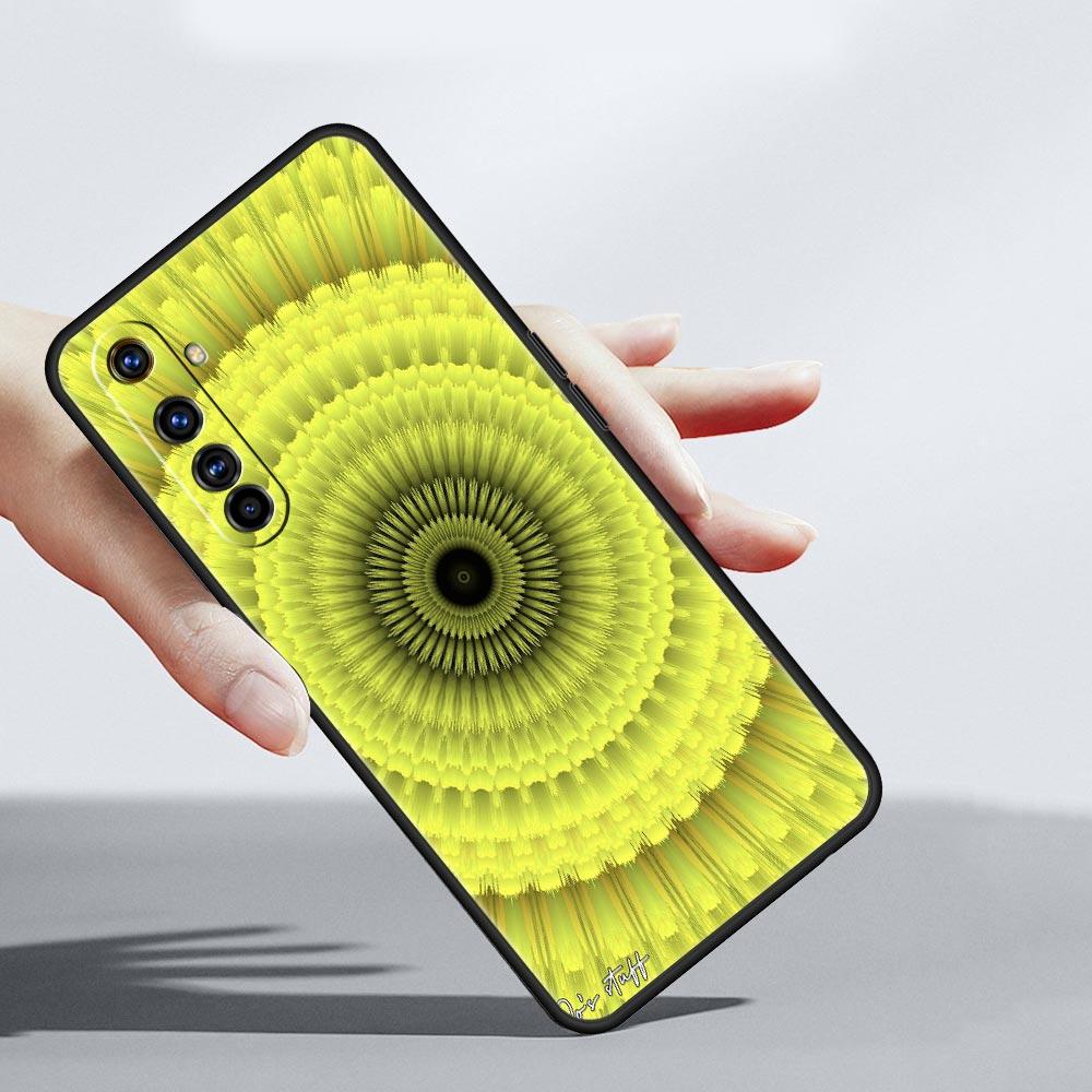 Retro Circular Totem Design Soft TPU For Realme 13 12 11 10 9 Pro Plus GT3 GT2 C21 C25 C35 C53 C55 C67 Pro 5G Phone Case Cover